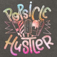Funny Ice Cream Retro Popsicle Hustler Cotton Canvas Backpack