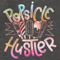 Funny Ice Cream Retro Popsicle Hustler Vector Backpack