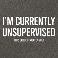 Funny Im Currently Unsupervised This Should Frighten You Cotton Canvas Backpack