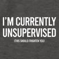 Funny Im Currently Unsupervised This Should Frighten You Vector Backpack