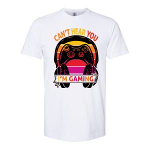 Funny I Cant Hear You I Am Gaming Valentine Xmas Bday Gift Softstyle CVC T-Shirt