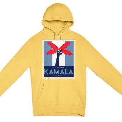 Funny IM Coconuts For Kamala Meme 2024 President Election Premium Pullover Hoodie