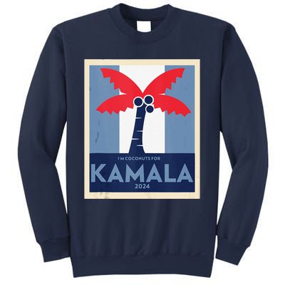 Funny IM Coconuts For Kamala Meme 2024 President Election Sweatshirt