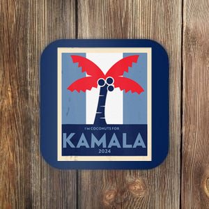 Funny IM Coconuts For Kamala Meme 2024 President Election Coaster