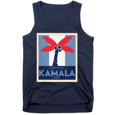 Funny IM Coconuts For Kamala Meme 2024 President Election Tank Top