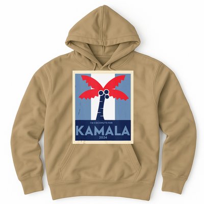 Funny IM Coconuts For Kamala Meme 2024 President Election Hoodie