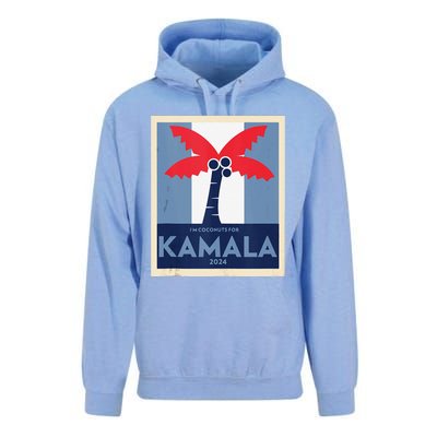 Funny IM Coconuts For Kamala Meme 2024 President Election Unisex Surf Hoodie