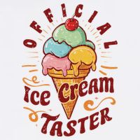Funny Ice Cream Taster Adult Bucket Hat