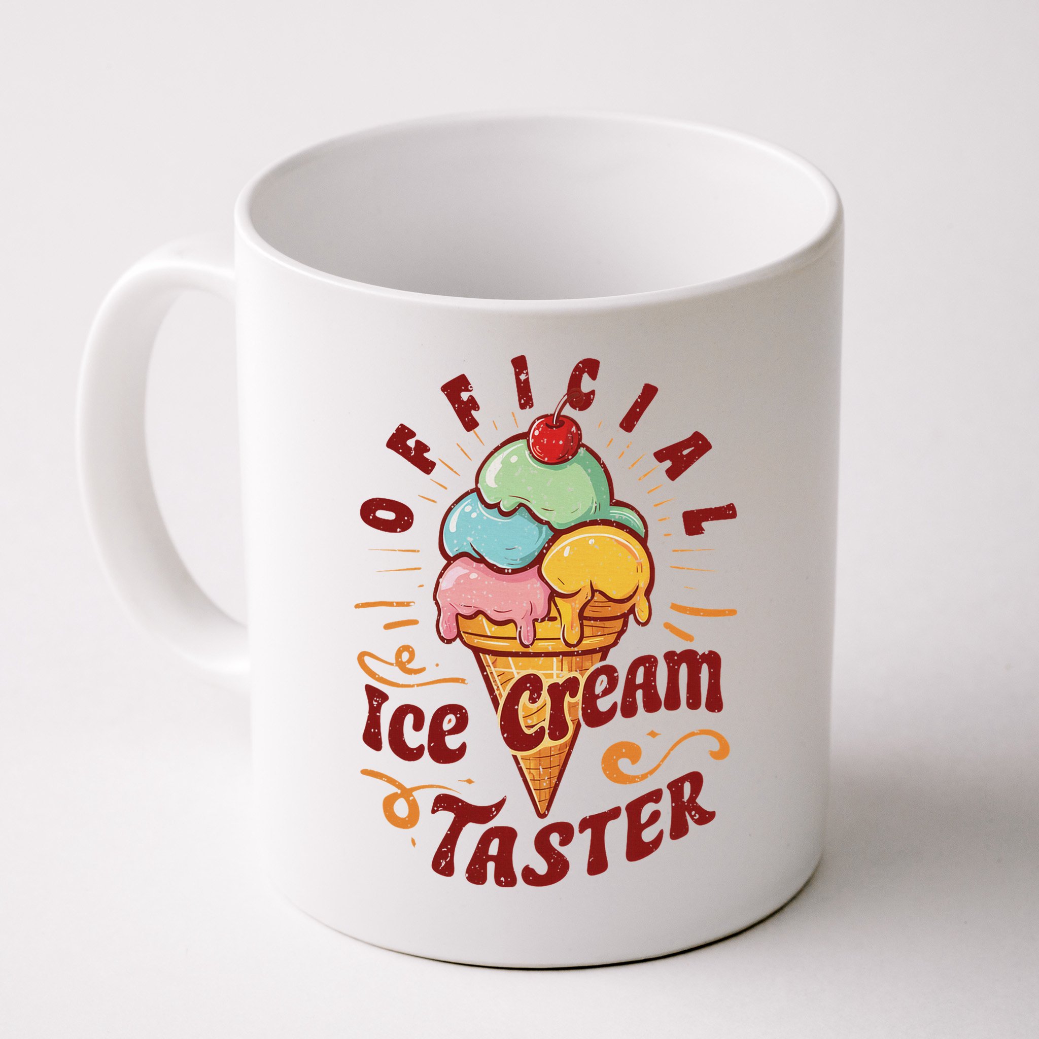 Funny Ice Cream Taster Adult Mug