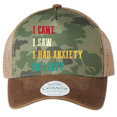 Funny I Came I Saw For Women Humor Retro For Women Legacy Tie Dye Trucker Hat