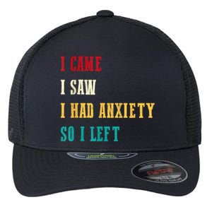 Funny I Came I Saw For Women Humor Retro For Women Flexfit Unipanel Trucker Cap