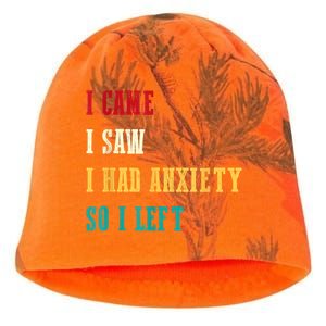 Funny I Came I Saw For Women Humor Retro For Women Kati - Camo Knit Beanie