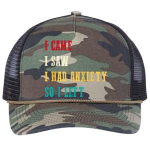 Funny I Came I Saw For Women Humor Retro For Women Retro Rope Trucker Hat Cap