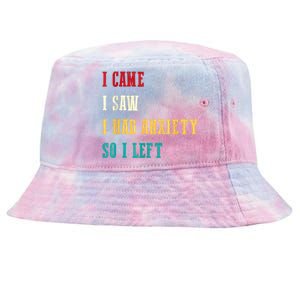 Funny I Came I Saw For Women Humor Retro For Women Tie-Dyed Bucket Hat