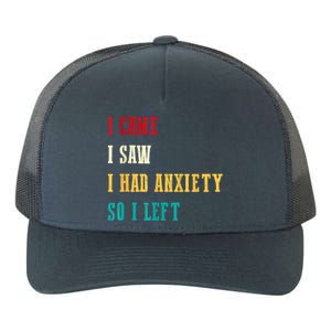 Funny I Came I Saw For Women Humor Retro For Women Yupoong Adult 5-Panel Trucker Hat