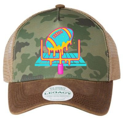 Football Ice Cream Drip Legacy Tie Dye Trucker Hat