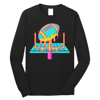 Football Ice Cream Drip Long Sleeve Shirt