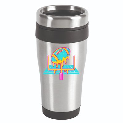 Football Ice Cream Drip 16oz Travel Tumbler