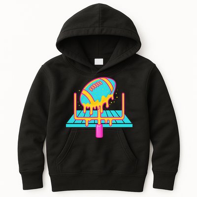 Football Ice Cream Drip Kids Hoodie