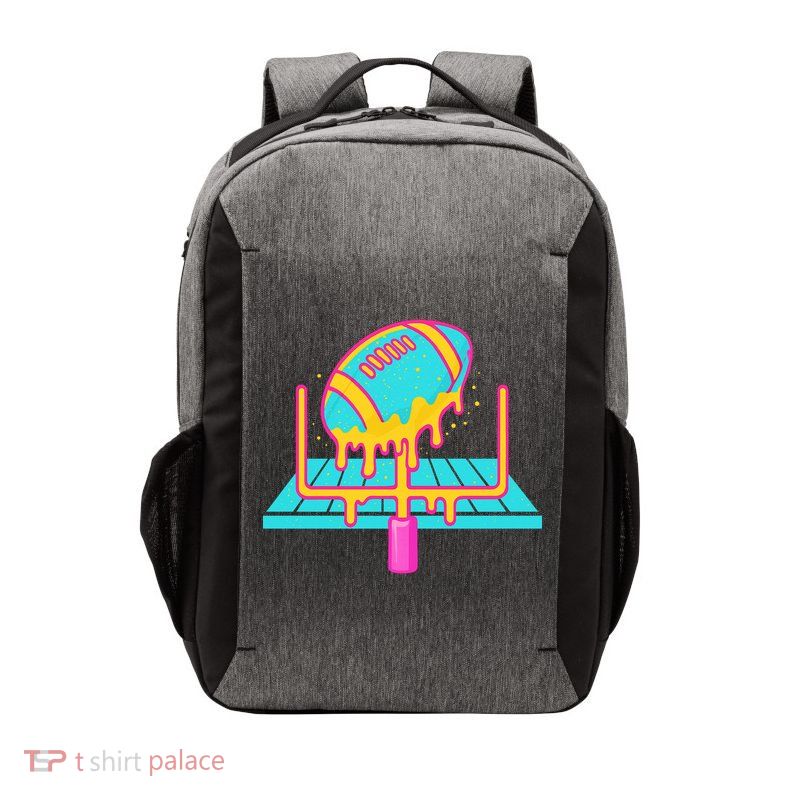 Football Ice Cream Drip Vector Backpack