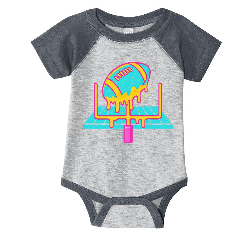 Football Ice Cream Drip Infant Baby Jersey Bodysuit