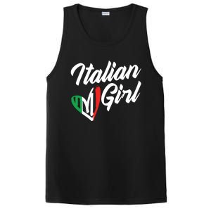 Funny Italy Culture Italian Roots Cute Italian Girl PosiCharge Competitor Tank