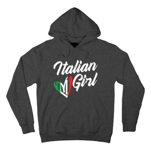 Funny Italy Culture Italian Roots Cute Italian Girl Hoodie