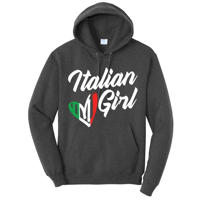 Funny Italy Culture Italian Roots Cute Italian Girl Tall Hoodie