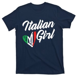 Funny Italy Culture Italian Roots Cute Italian Girl T-Shirt