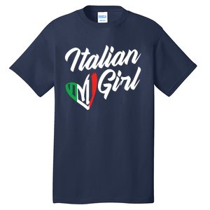 Funny Italy Culture Italian Roots Cute Italian Girl Tall T-Shirt