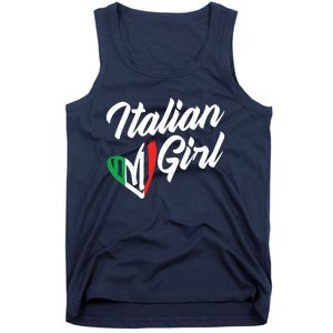 Funny Italy Culture Italian Roots Cute Italian Girl Tank Top