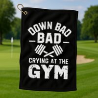 Funny I Can Fix It Duct Tape Design Golf Towel
