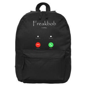 Freakbob Is Calling Freakabob Is Calling 16 in Basic Backpack