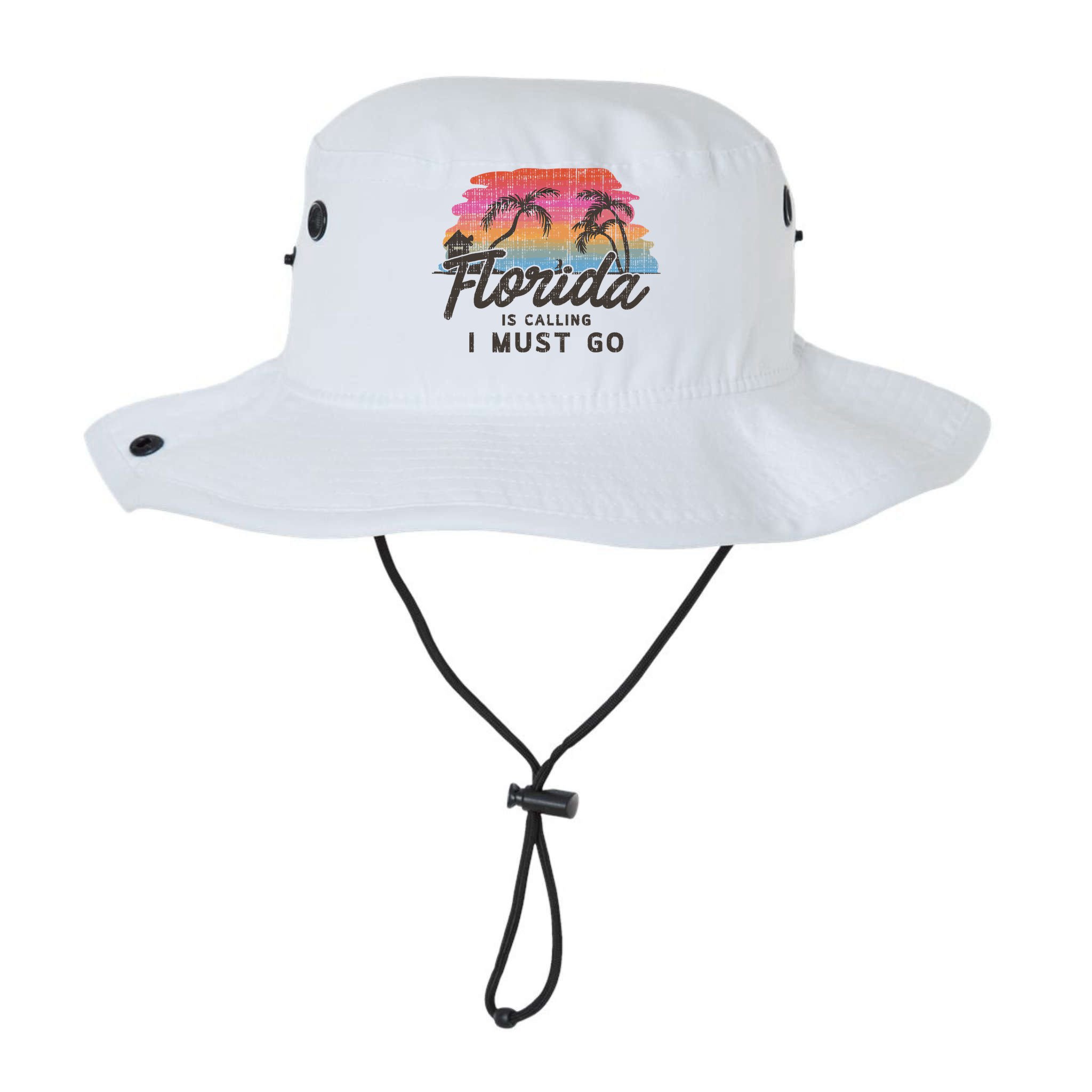 Florida Is Calling I Must Go Summer Vacation Gift Bucket Hat