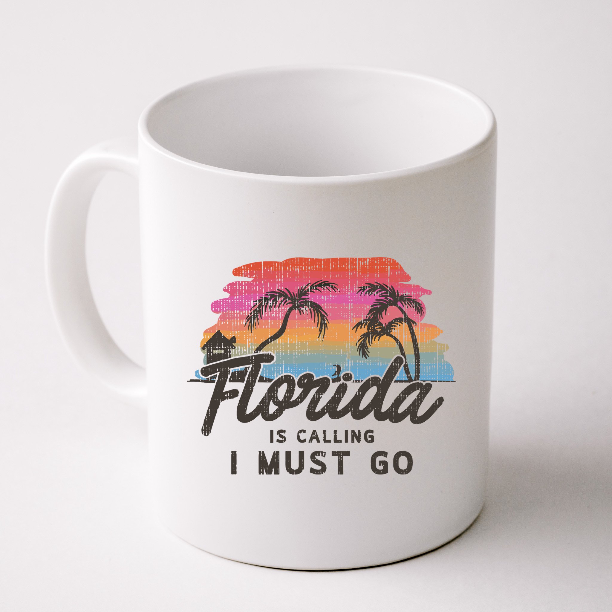 Florida Is Calling I Must Go Summer Vacation Gift Mug