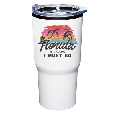 Florida Is Calling I Must Go Summer Vacation Gift Tumbler