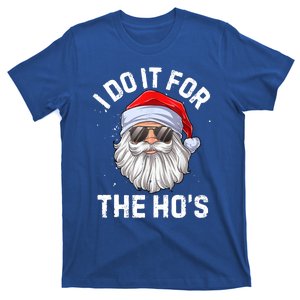 Funny Inappropriate Christmas Santa I Do It For The Hos Gift T-Shirt