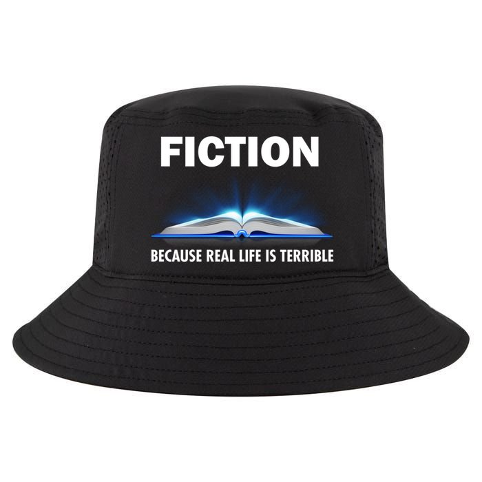 Fiction Because Real Life Is Terrible Cool Comfort Performance Bucket Hat