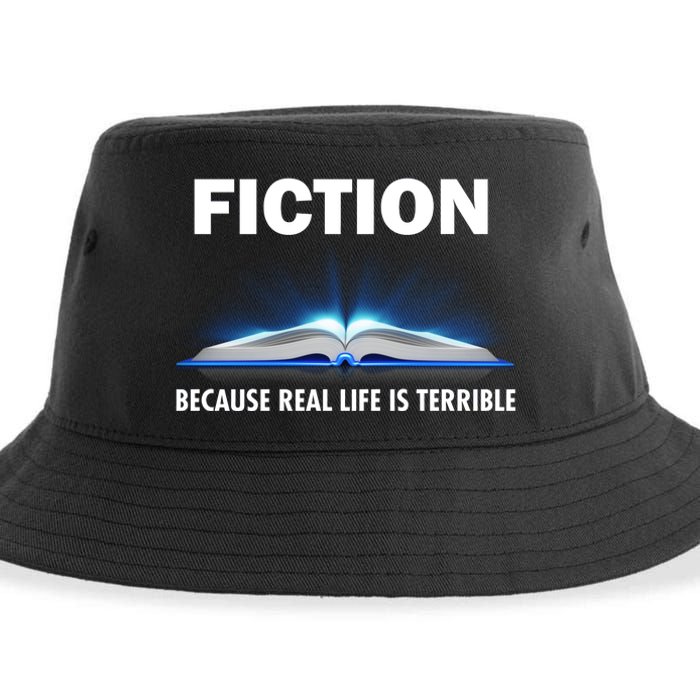 Fiction Because Real Life Is Terrible Sustainable Bucket Hat