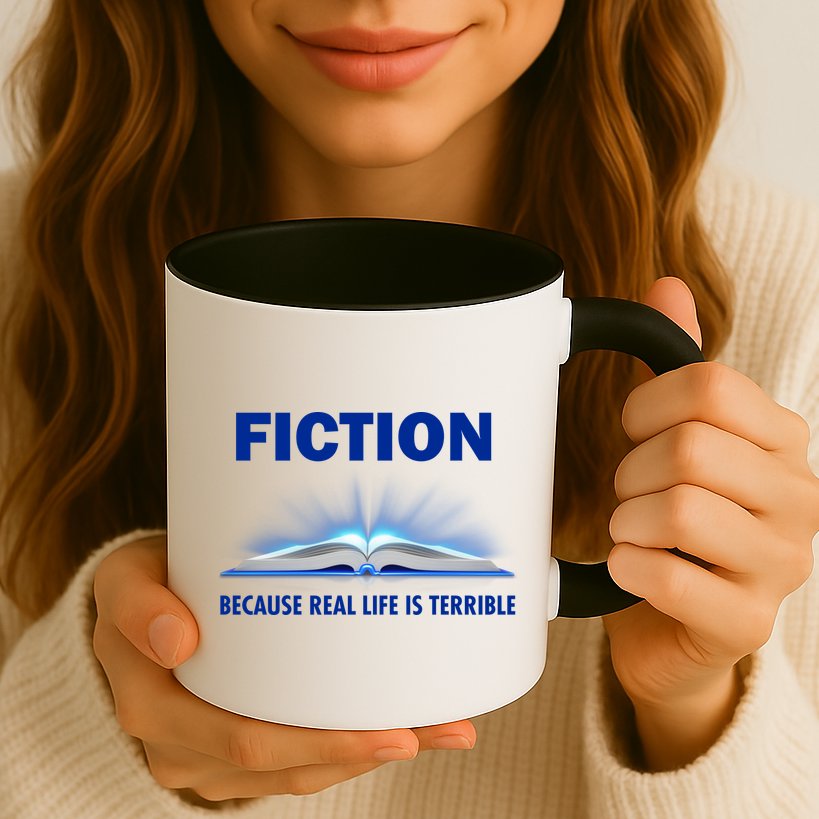 Fiction Because Real Life Is Terrible Mug