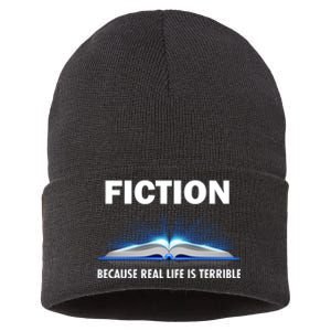 Fiction Because Real Life Is Terrible Sustainable Knit Beanie