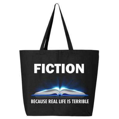 Fiction Because Real Life Is Terrible 25L Jumbo Tote