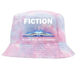 Fiction Because Real Life Is Terrible Tie-Dyed Bucket Hat