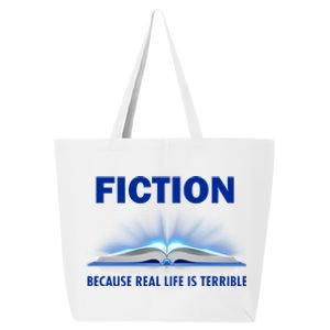 Fiction Because Real Life Is Terrible 25L Jumbo Tote