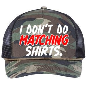 Funny I Don't Do Matchong Shirts Retro Rope Trucker Hat Cap