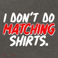 Funny I Don't Do Matchong Shirts Cotton Canvas Backpack