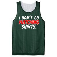 Funny I Don't Do Matchong Shirts Mesh Reversible Basketball Jersey Tank