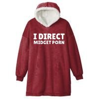 Funny I Direct Midget Porn Hooded Wearable Blanket