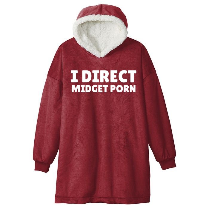 Funny I Direct Midget Porn Hooded Wearable Blanket