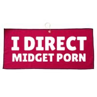 Funny I Direct Midget Porn Large Microfiber Waffle Golf Towel